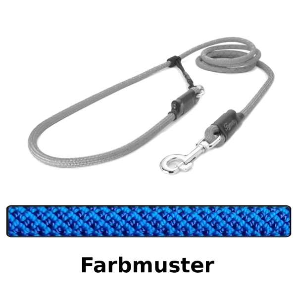 EASYLONG Hundeleine - L - 3m - blaublau